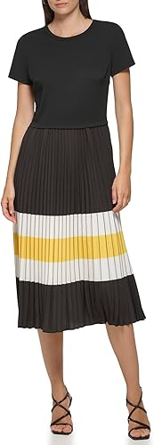 Miniatura 2 de Karl Lagerfeld Paris Womens Pleated Printed Midi Dress