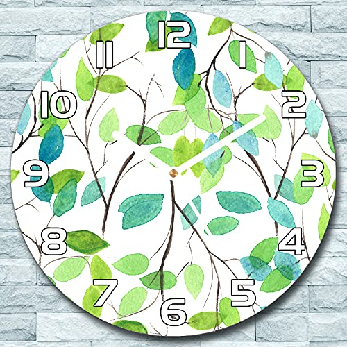 Horloge murale en verre de sécurité 30cm avec aiguilles blanches - 3