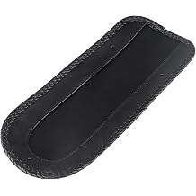 3 Hole Motorcycle Braided Edging PU Leather Rear Fender Bib Solo Seat for Harley Road King FLHR 1994-2023, Black