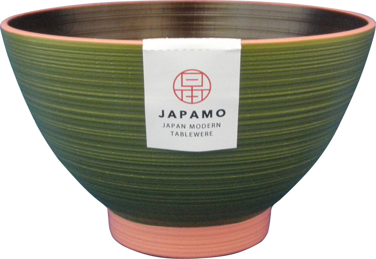 Ishida Japan Soup Bowl, Moss Color, 4.7 x 4.7 x 3.0 inches (12 x 12 x 7.5 cm)