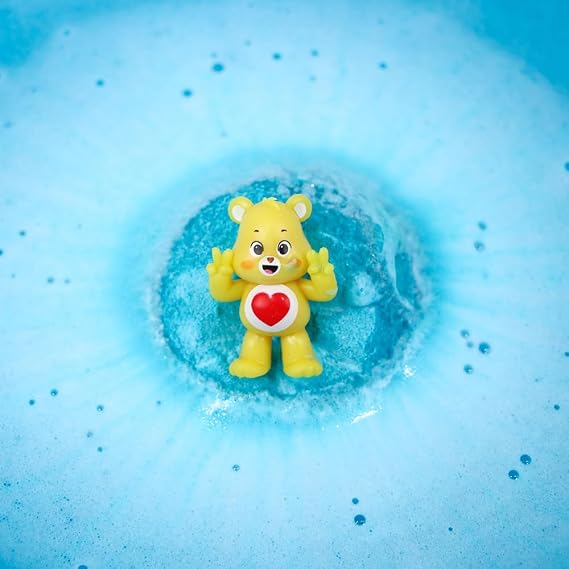 ZIMPLI - Large Care Bears Surprise Bath Bomb, 1 of 7 Surprise Care Bears Toys to Collect, One per Baff Bomb, Collectable Toy Figures, Birthday Party Bag Fillers