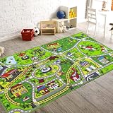 WFKKMEQ Alfombra Coches Infantil, Salón(50x80cm)