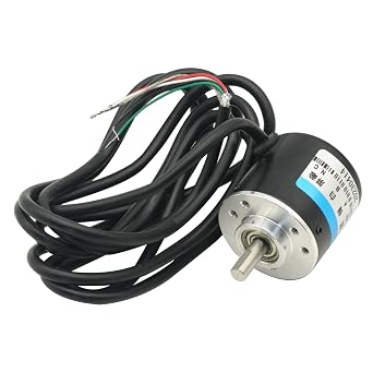 Photoelectric Incremental Rotary Encoder 600PPR AB 2 Phase DC5-24V NPN Optical Encoder