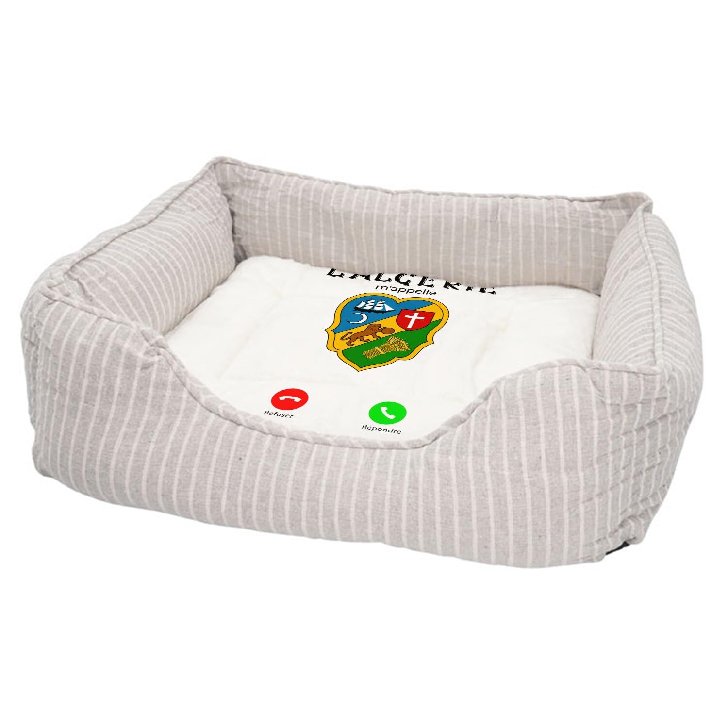 Lit confortable pour chien et chat lavable avec base antidérapante