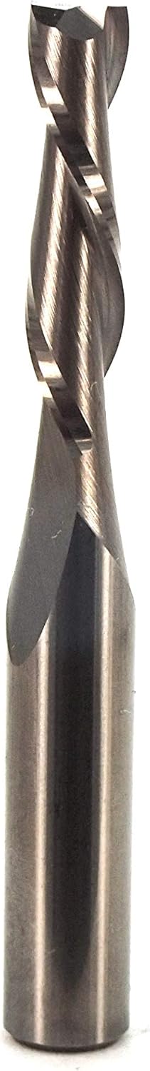 Whiteside Router Bits LU1800 Left Hand Spiral Bit with Up Cut Solid Carbide 3/16-Inch Cutting Diameter and 3/4-Inch Cutting Length
