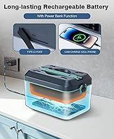 Vista 6 de Cordless Electric Lunch Box for Adults, Heated Lunch Box Battery Powered with 5 Side Heating, Portable Food Warmer with 5.5 Cups Removable