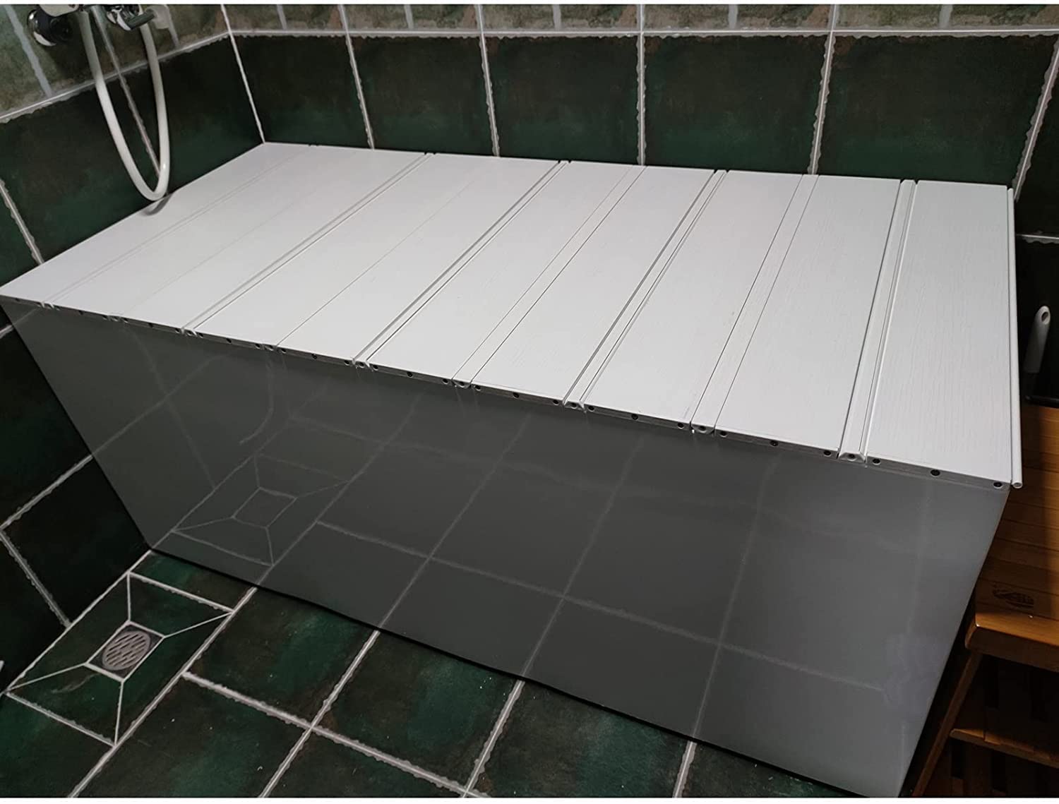 Plateau de baignoire isolant JATIBOSH avec support pliable