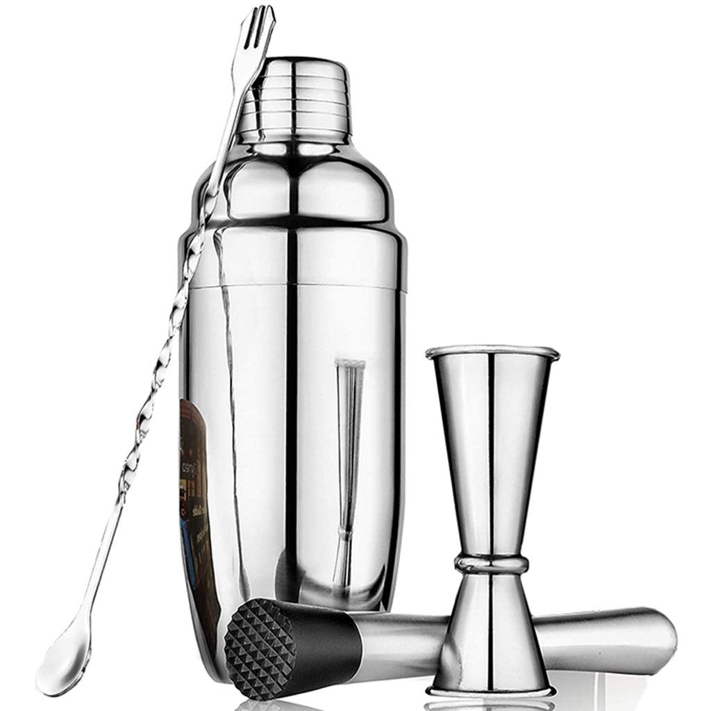 GANFANREN Cocktail Shaker Set Bartender Kit Martini Mixer with Built
