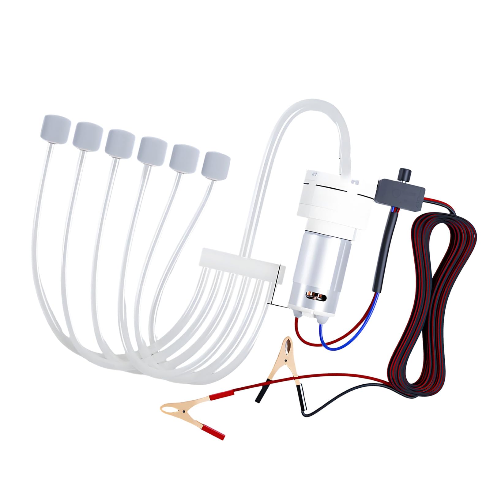 Speed Aquariums - Compresor de aire para acuarios, aireador para peceras con clip grande y operaciones silenciosas, aireador de tanques de peces
