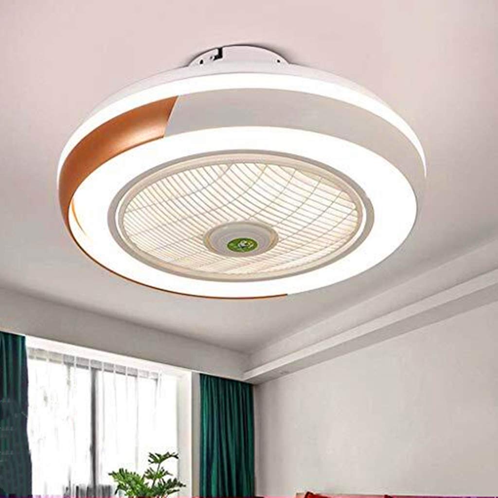 Ventilateur de plafond pour salon moderne LED 40W et télécommande