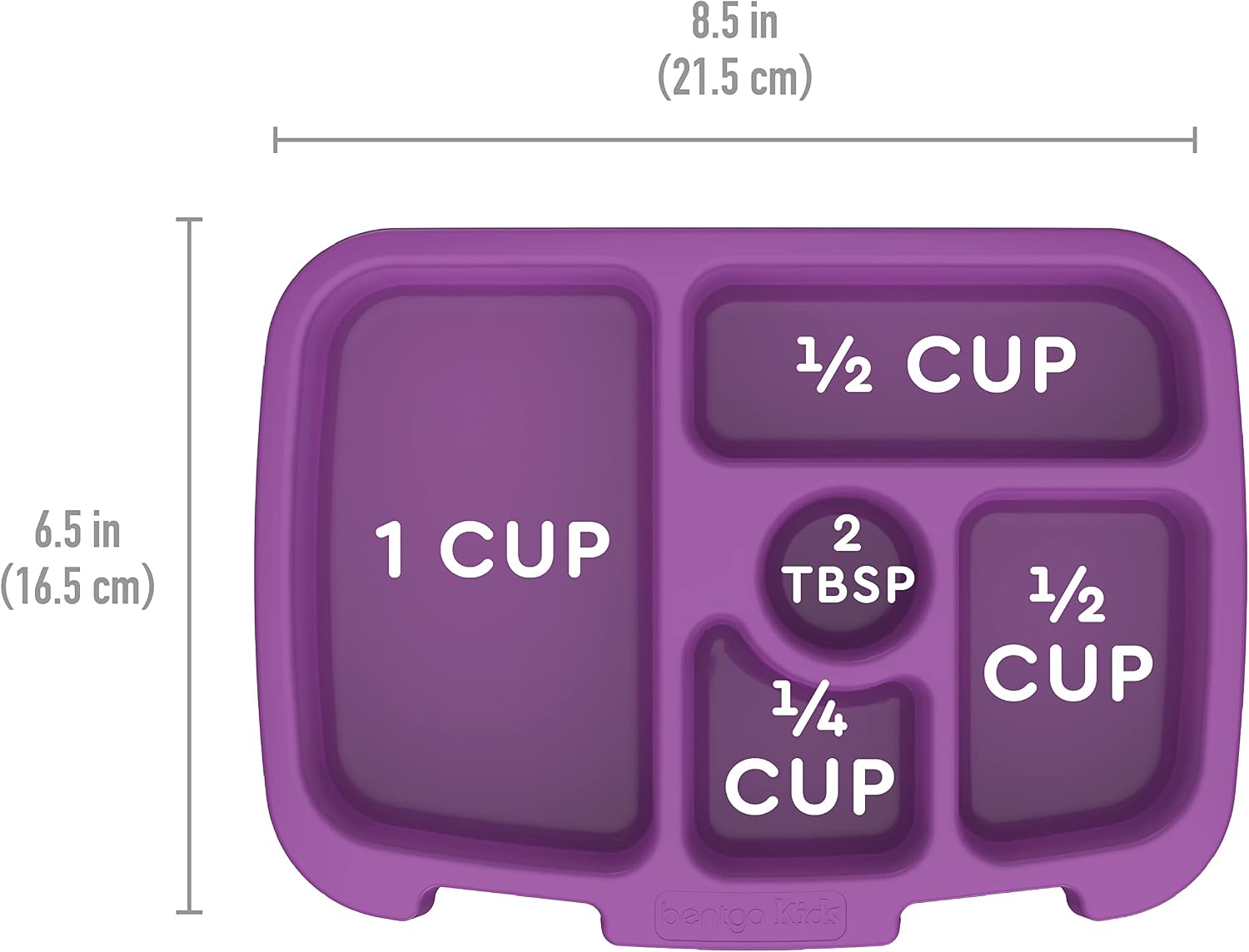 Bentgo Kids Replacement Tray, Transparent Cover, 5-Compartment image 4