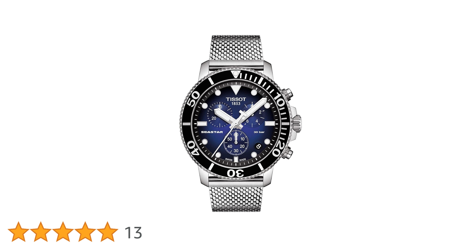 375【美品】TISSOT　メンズ　時計　シースター1000　T120417A TISSOT シースター 1000 45.5mm | モデル T1204171704100