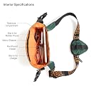 MONKEY TROOPERS Radiant 2.5L Crossbody Sling Bag for Men & Women Roll Top Closure Detachable Mini Pouch Adjustable Strap Organised Compact Storage Dark Green gallery image