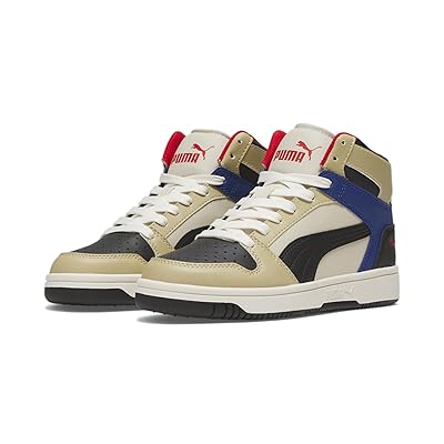 PUMA Kids Rebound Layup Synthetic Leather Sneakers (Big Kid) Kid