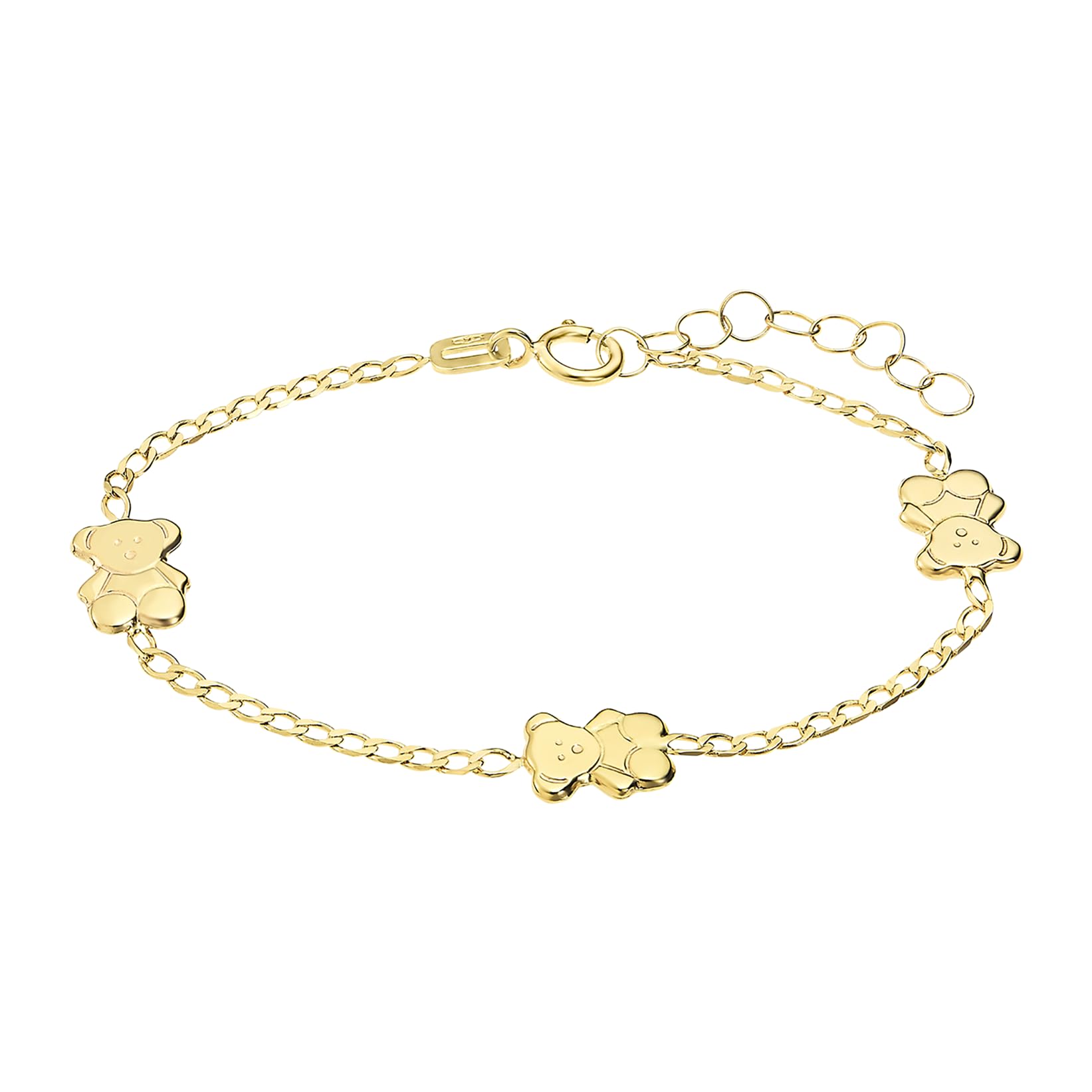 Time RoaD Esclava Oro Bebé de 9K Animal FG00064/14 | Pulsera Bebé Oro - Ideal para Regalo de Bautizo, Cumpleaños