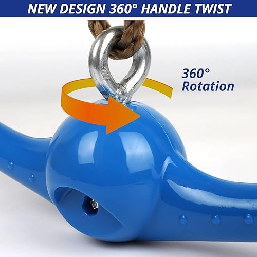 Miniatura 2 de Juego de columpios Ninja-Twister: Accesorios de eslingas - Muñecos de giro de 360° con asa de giro y voltereta para activar poderes ninja