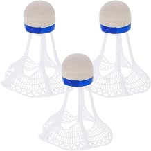 Yardwe Windproof Badminton Birdies for Outdoor Play - 3 Pack White Nylon Shuttlecocks for Backyard Games and Park - Stable Shuttle Cocks for Training and Practice Birdie Balls