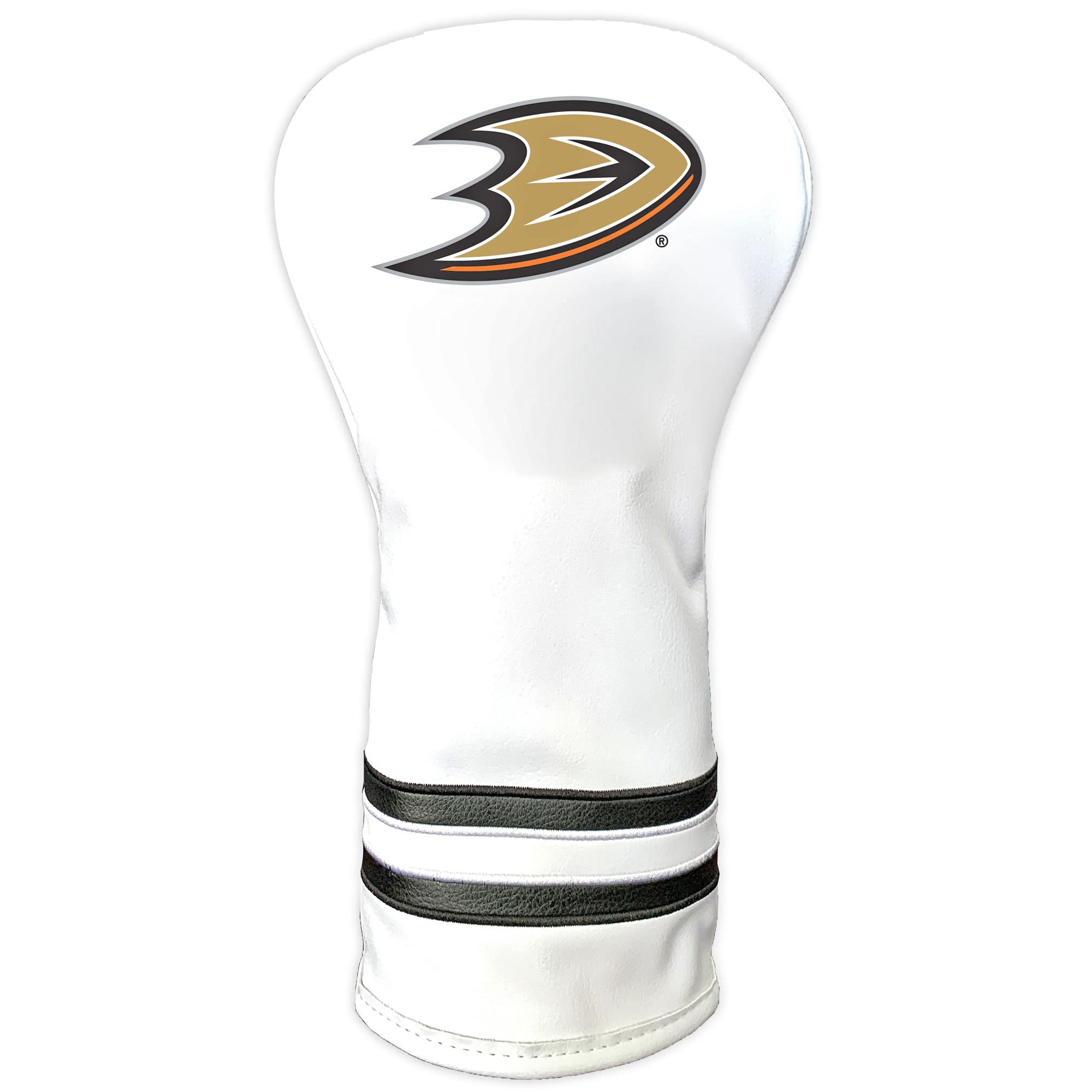 Team Golf NHL White Vintage Driver Golf Club Headcover, Form Fitting Design, Retro Design & Superb Quality