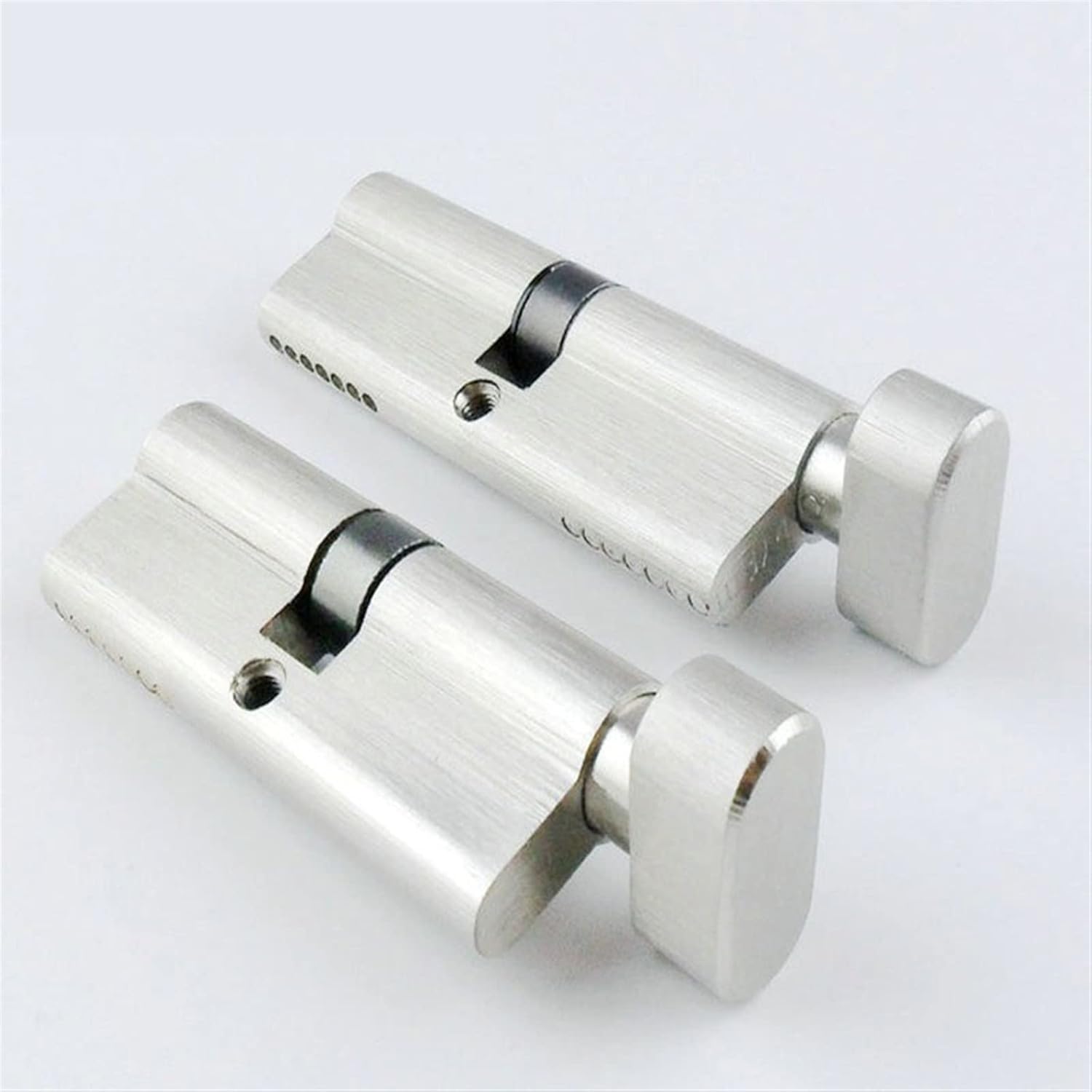 Brass Door Lock Cylinder Double Opening for Gate Bedroom Bathroom Home Security Hardware DIY 1Pcs(70mm)