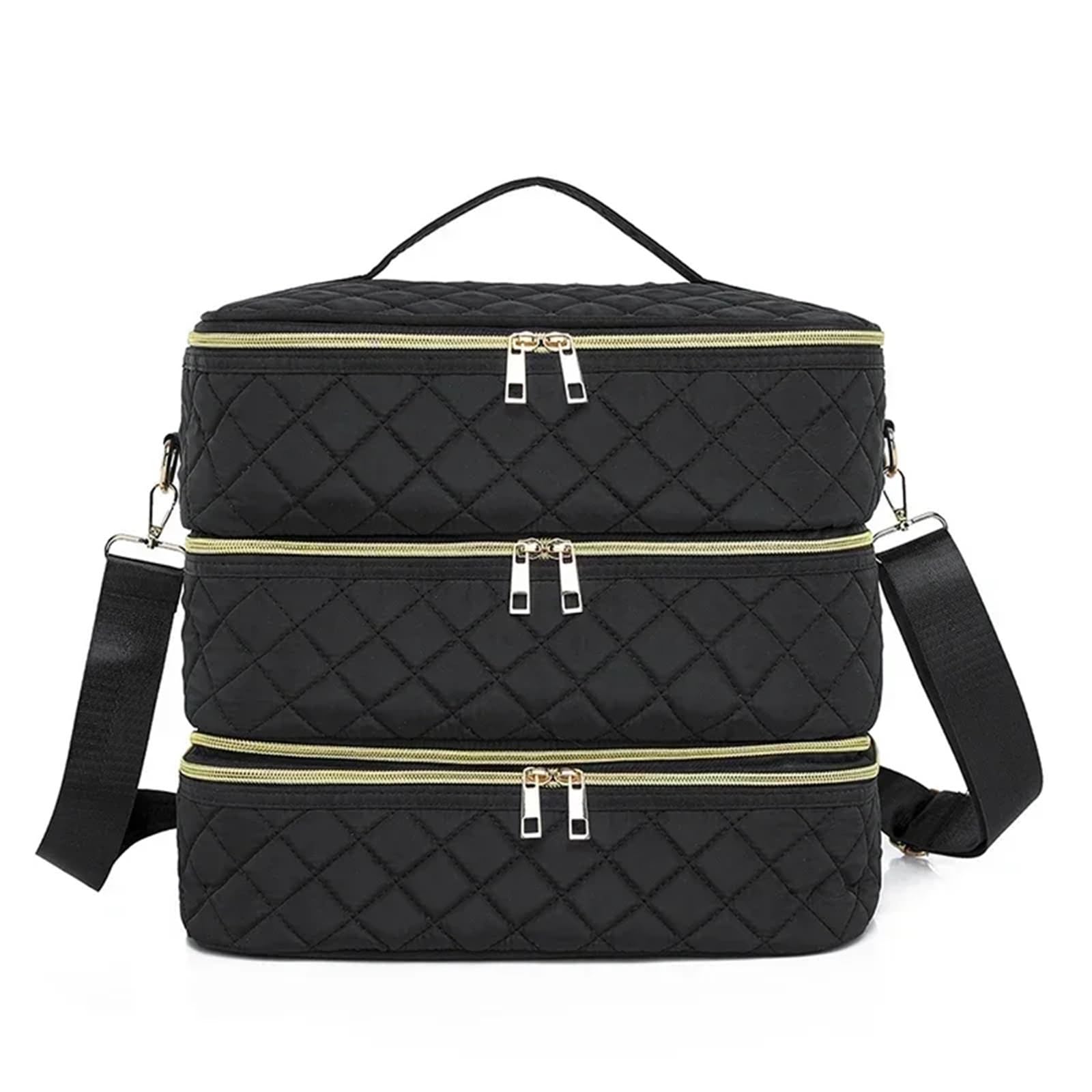 Organizador de esmaltes de uñas Bolsa De Almacenamiento De Esmalte De Uñas, 80 Botellas, Bolso De Hombro Grande For Cosméticos, Organizador For Aceite Esencial De Viaje, Organizador De Herramientas Fo