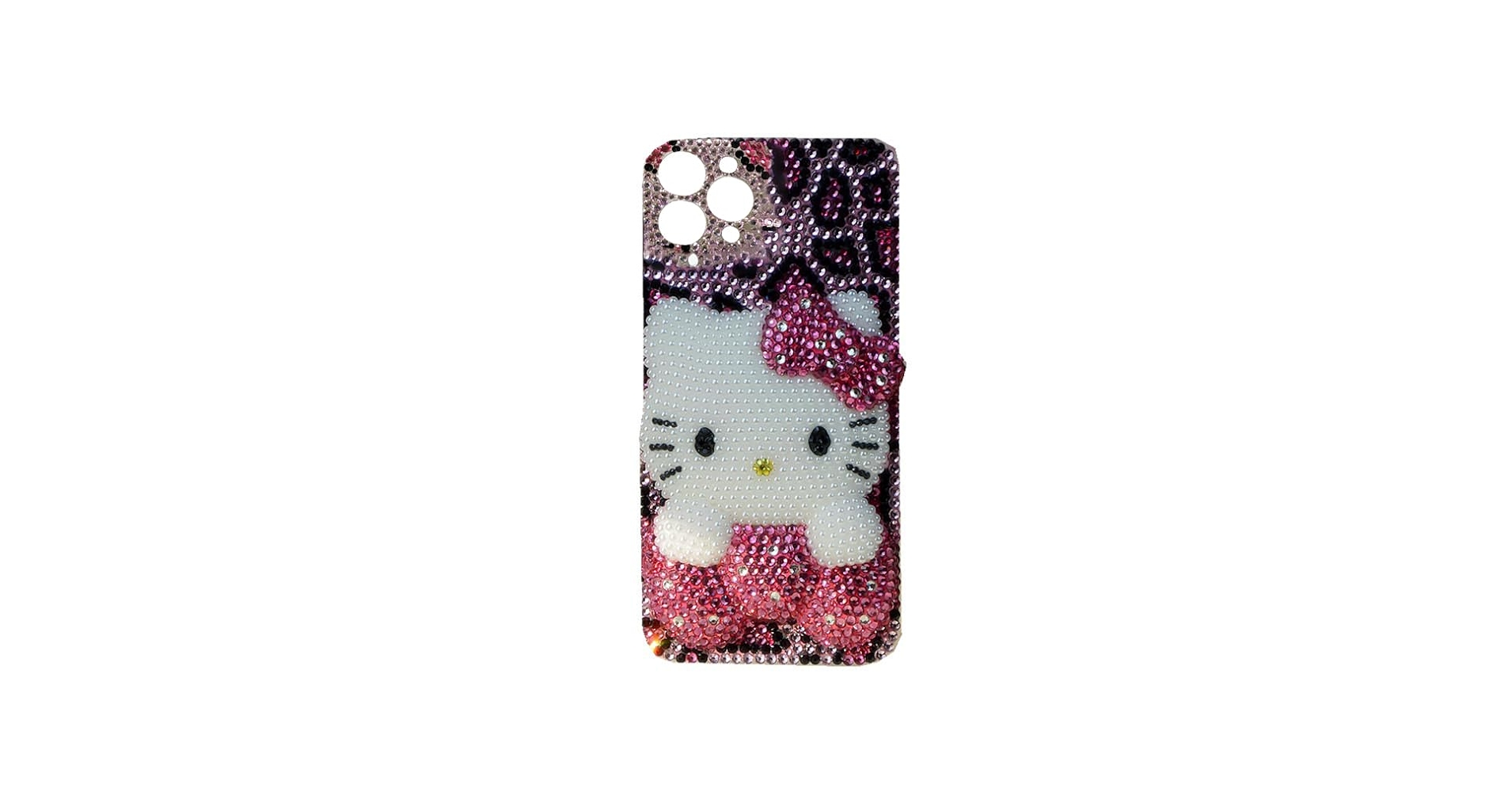 Amazon.co.jp: かわいい 3D キティーちゃん ラインストーン