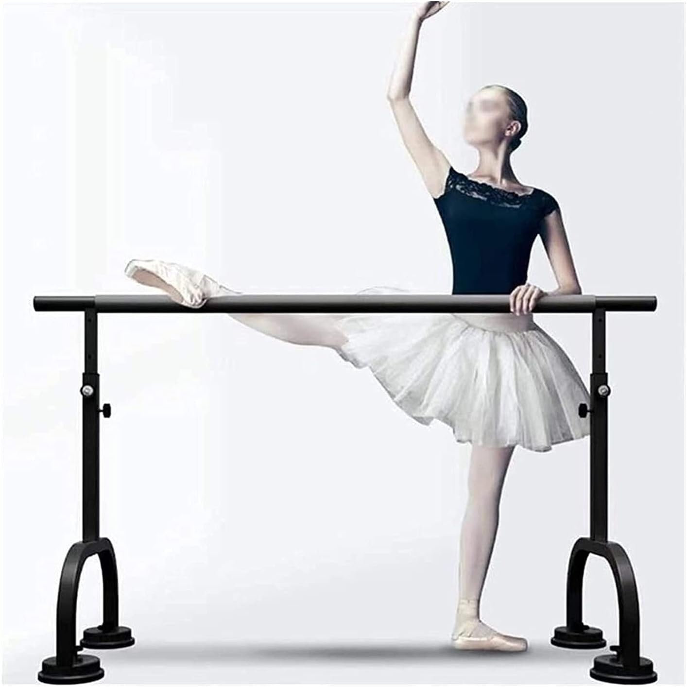 Poteau de ballet de 1.5 m idéal pour aménager un studio de danse chez soi