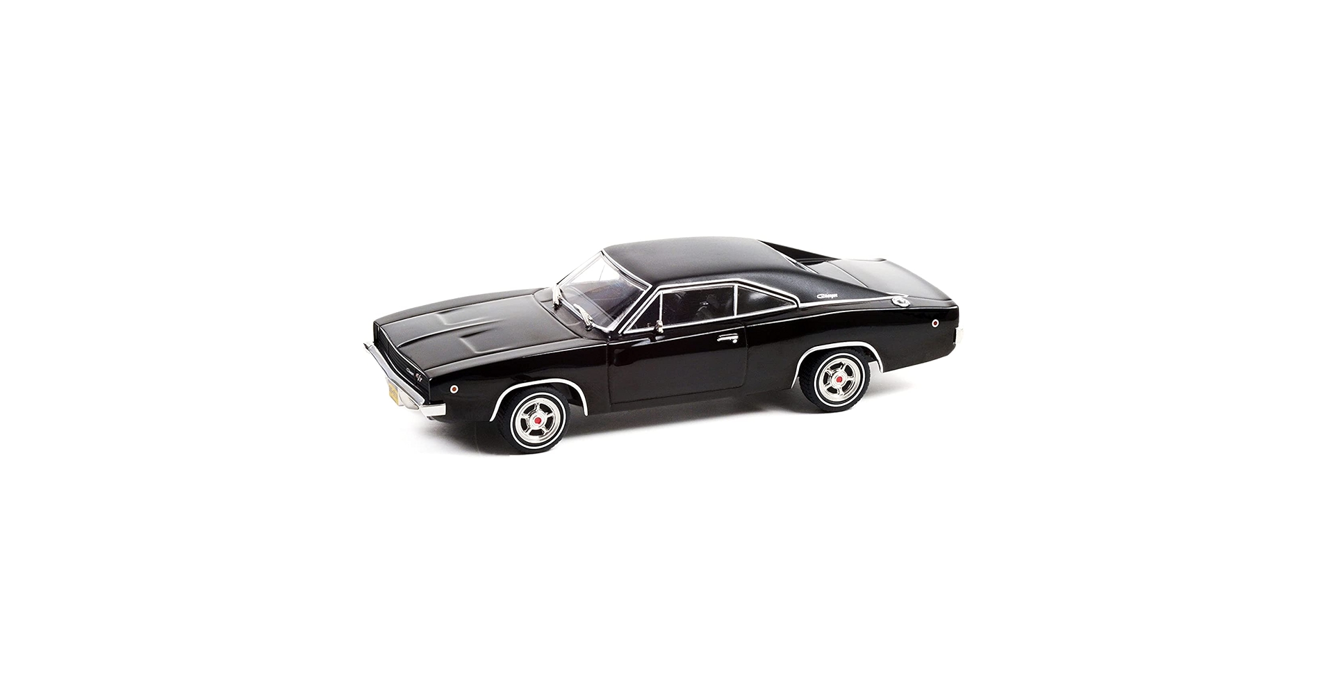 Amazon.com: 1968 Charger R/T Black with Black Vinyl Top John