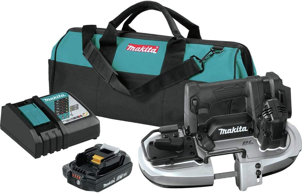 Makita XBP05R1B 18V LXT® Lithium-Ion Sub-Compact Brushless Cordless Band Saw Kit (2.0Ah)