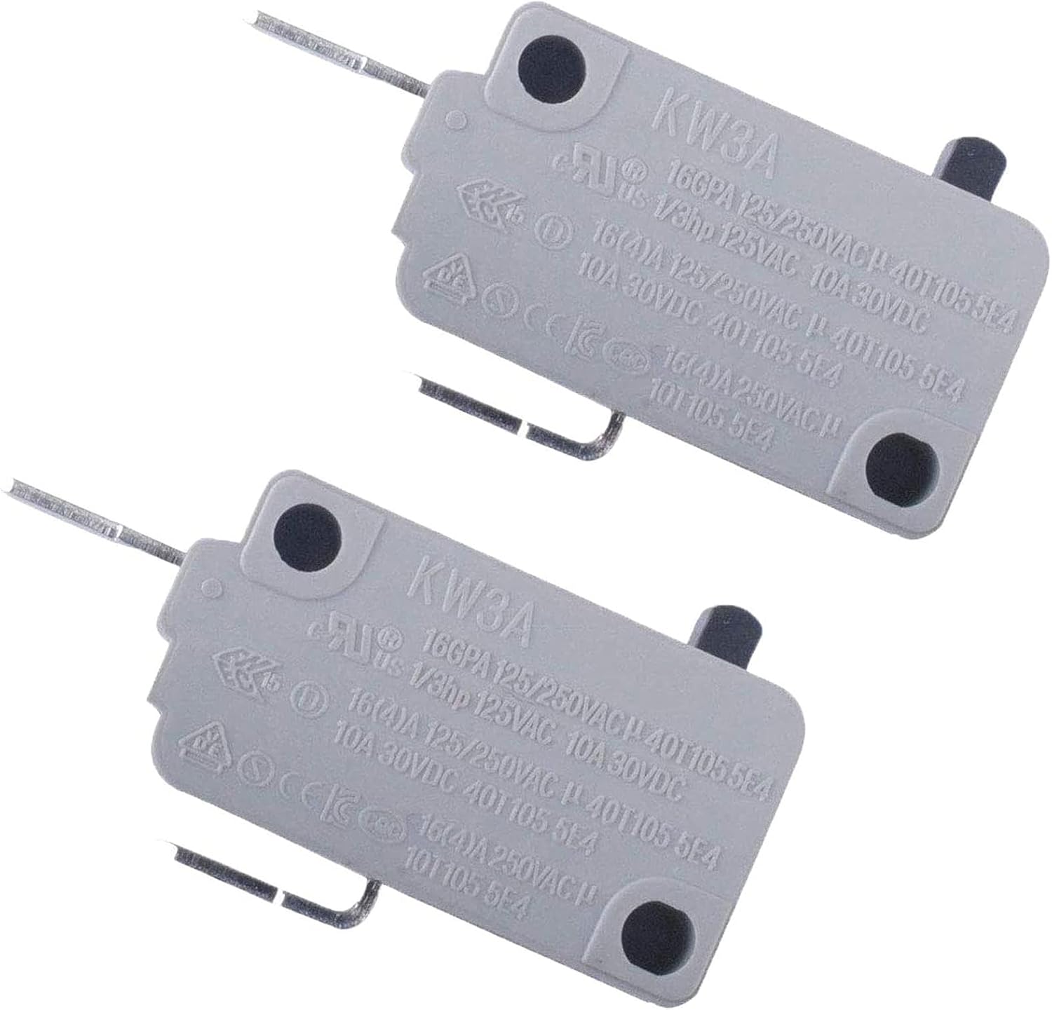 Wadoy KW3A Microwave Door Switch Replacement for Microwave DR52 16A 125