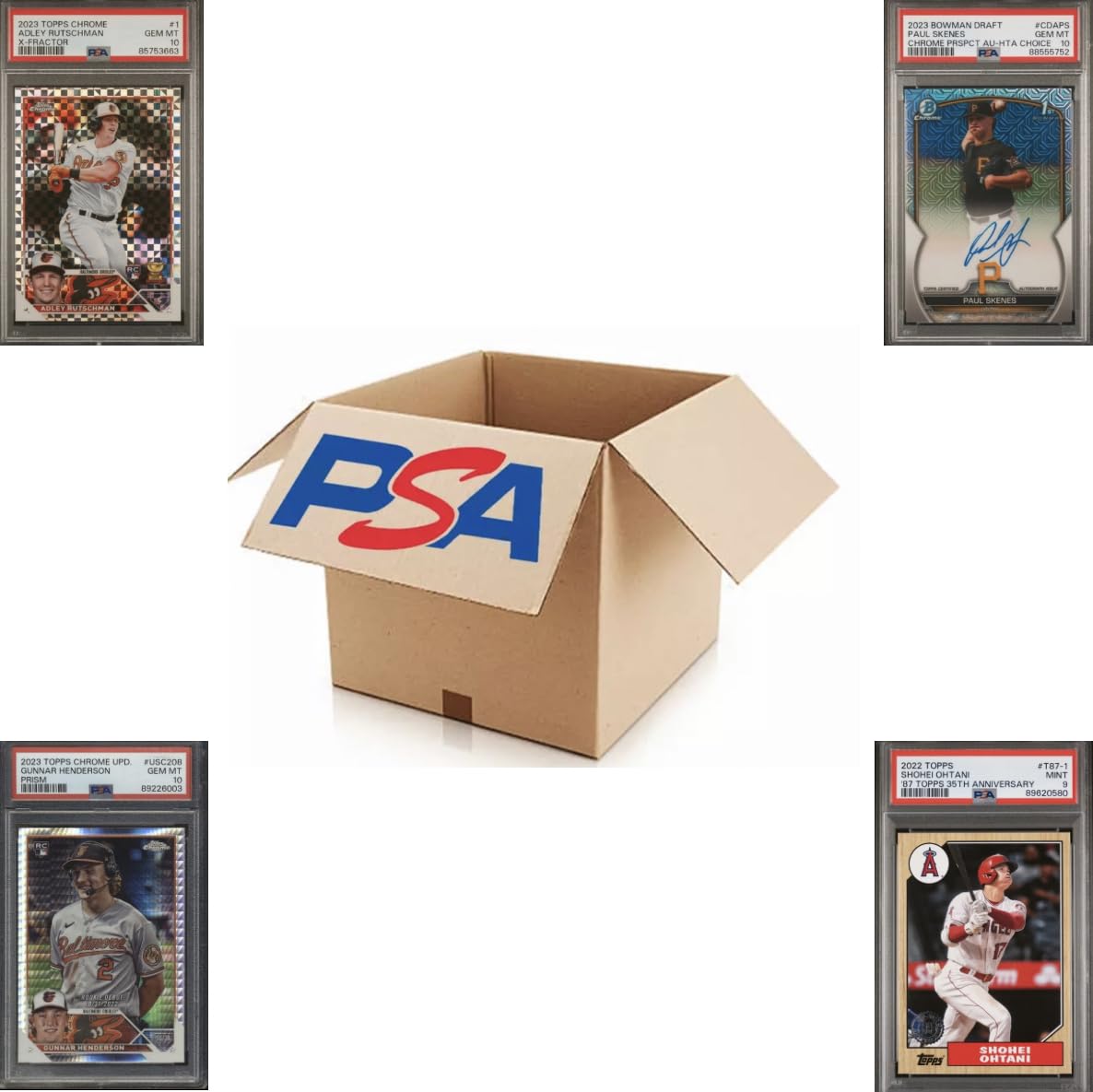 psa graded cards lookup Amazon.com: Generic PSA Baseball Graded Card Mystery Pack | 1 PSA Graded  Baseball Card | Grade 8+ Guaranteed | 3X Rookies Guaranteed