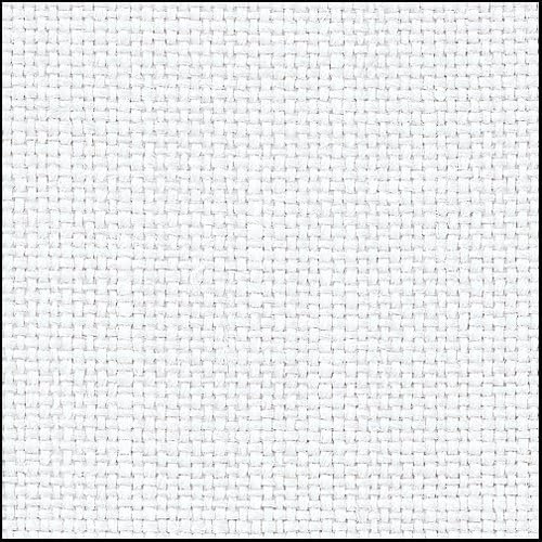 Zweigart 28Ct Cashel Linen-18X27" Needlework Fabric - White