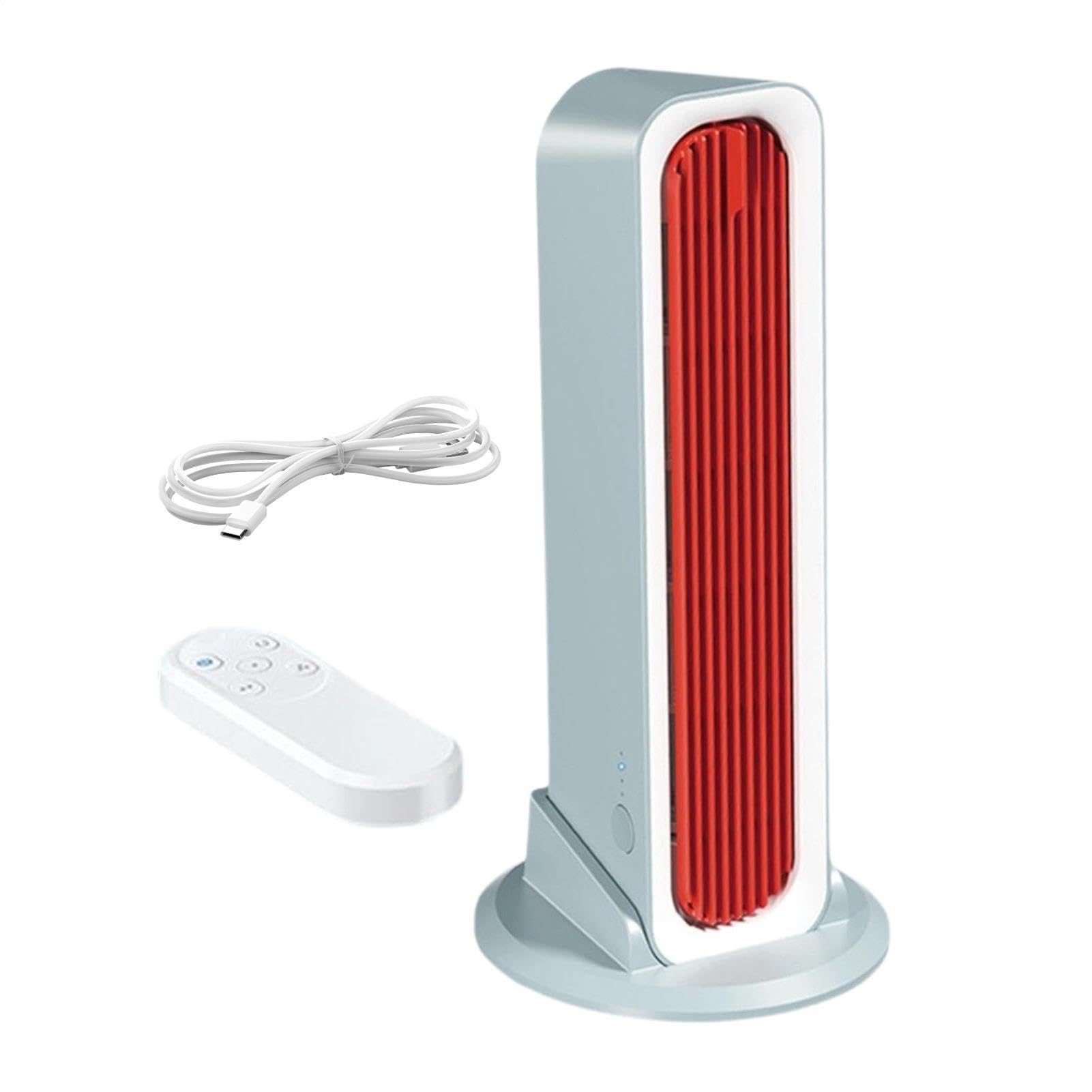 Mini Ventilatore a Torre 3 Velocità Silenzioso Senza Pale Raffreddamento | Ventilatore da Scrivania Senza Pale per Camera per Ufficio, Dormitorio, Soggiorno, Camera da , Comodino, Scrivania