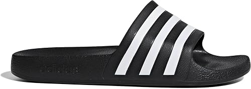adidas Mixte Adilette Aqua Slides Slipper, Core Black / Cloud White / Core Black, 43 EU - 2