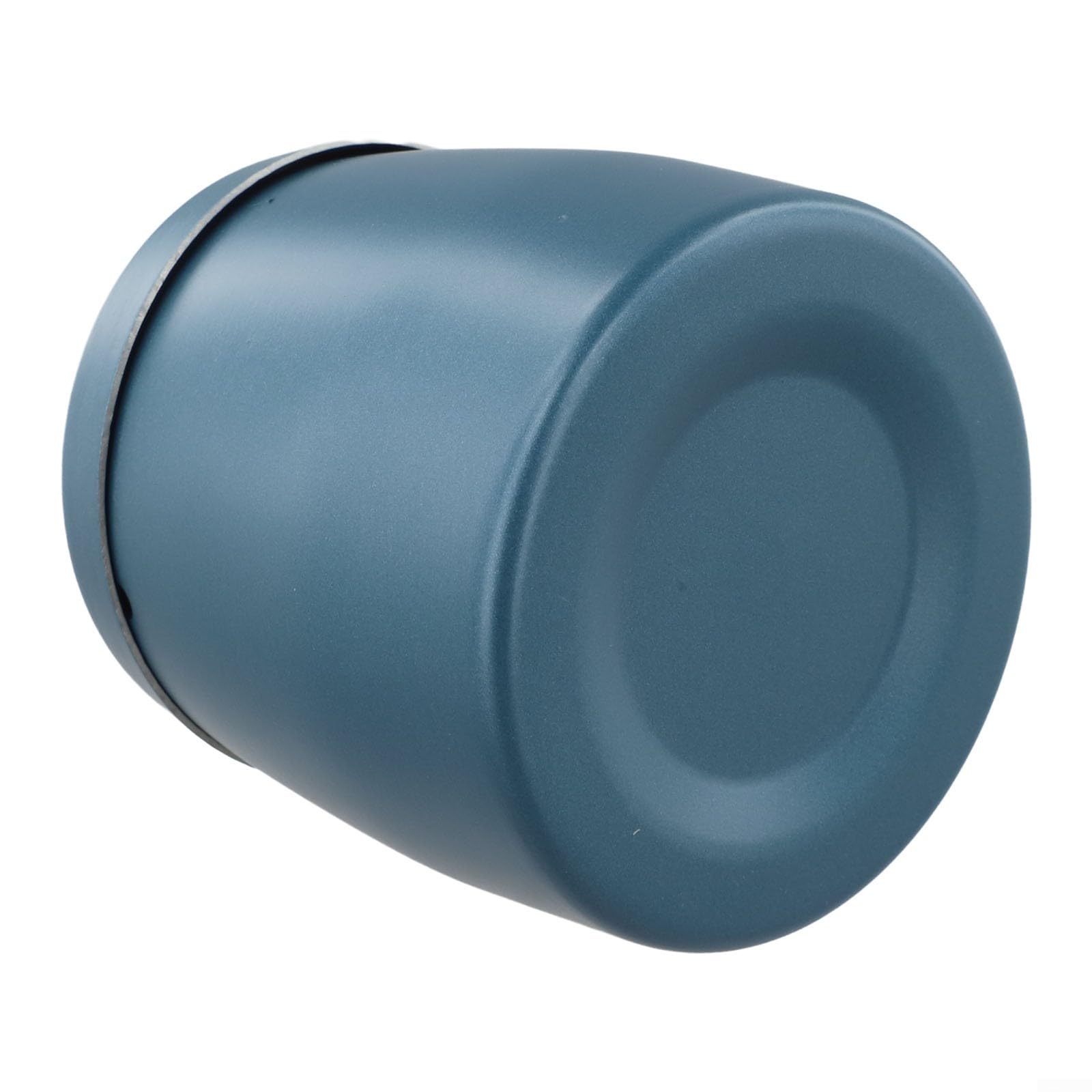 Colector de cenizas con tapa, diseño de acero inoxidable para interior y exterior (azul)
