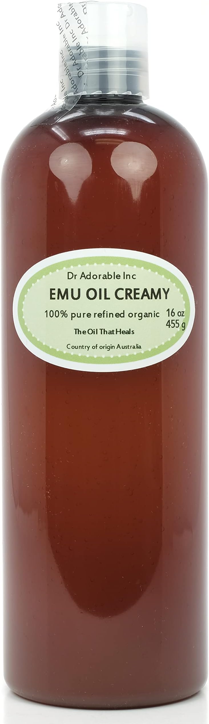 Dr Adorable16 oz - Creamy Emu Oil - 100% Pure Natural Organic