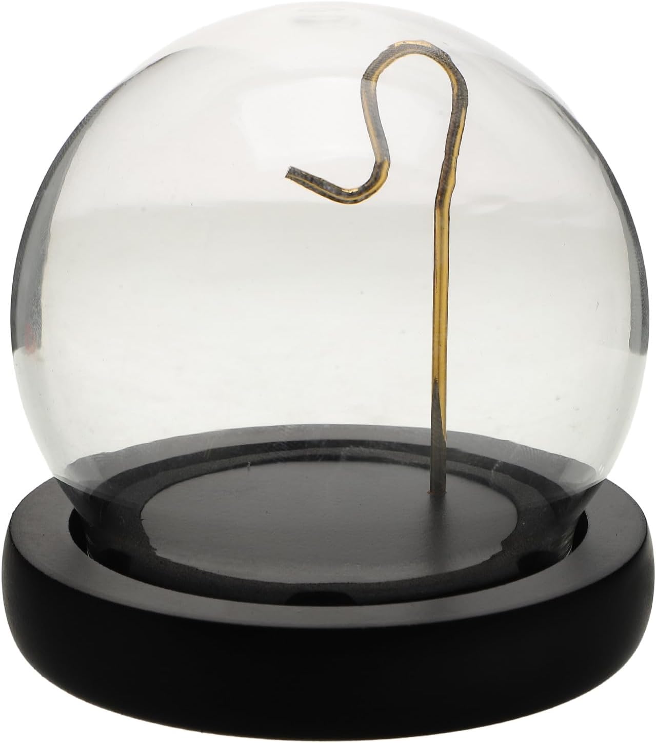 UKCOCO Pocket Watch Glass Display Dome with Hook, 3" X 4"