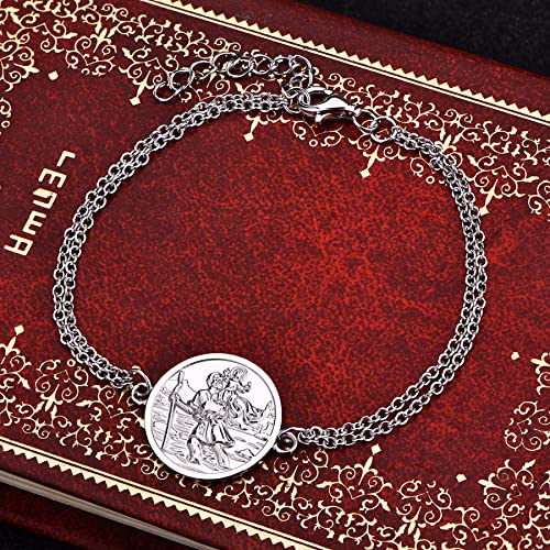 Médaille Saint Christophe en argent 925, l'éclat du luxe - 4