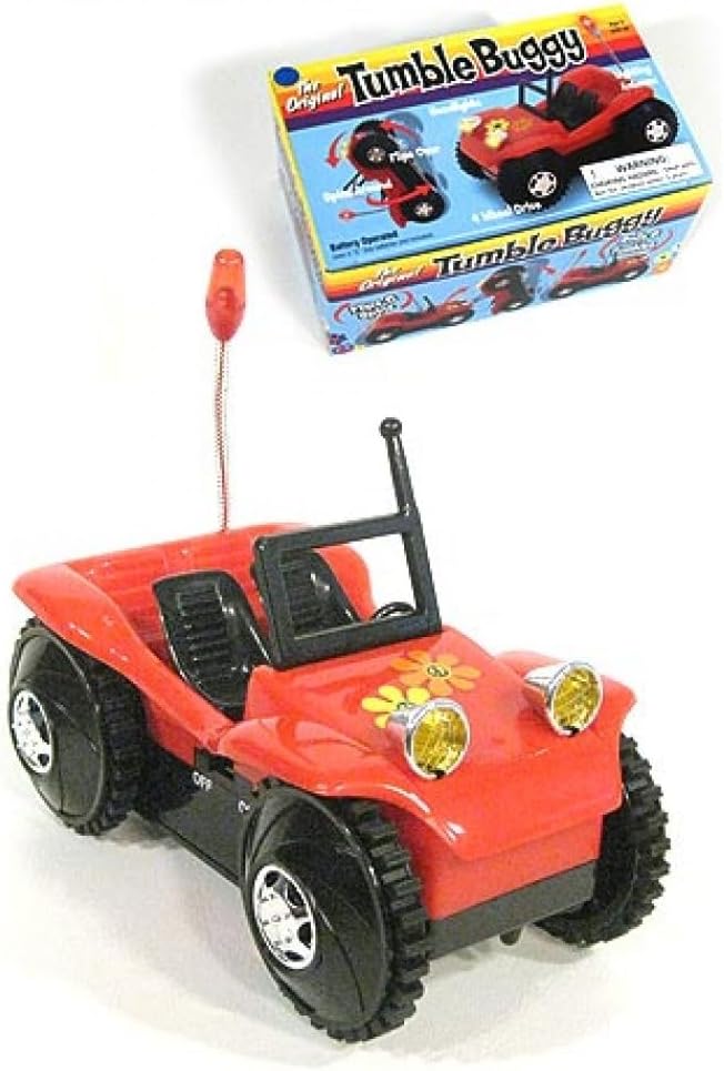 Back to Basics Tumble Buggy Red Car (Includes One Free TTA Balsa Wood Flyer)