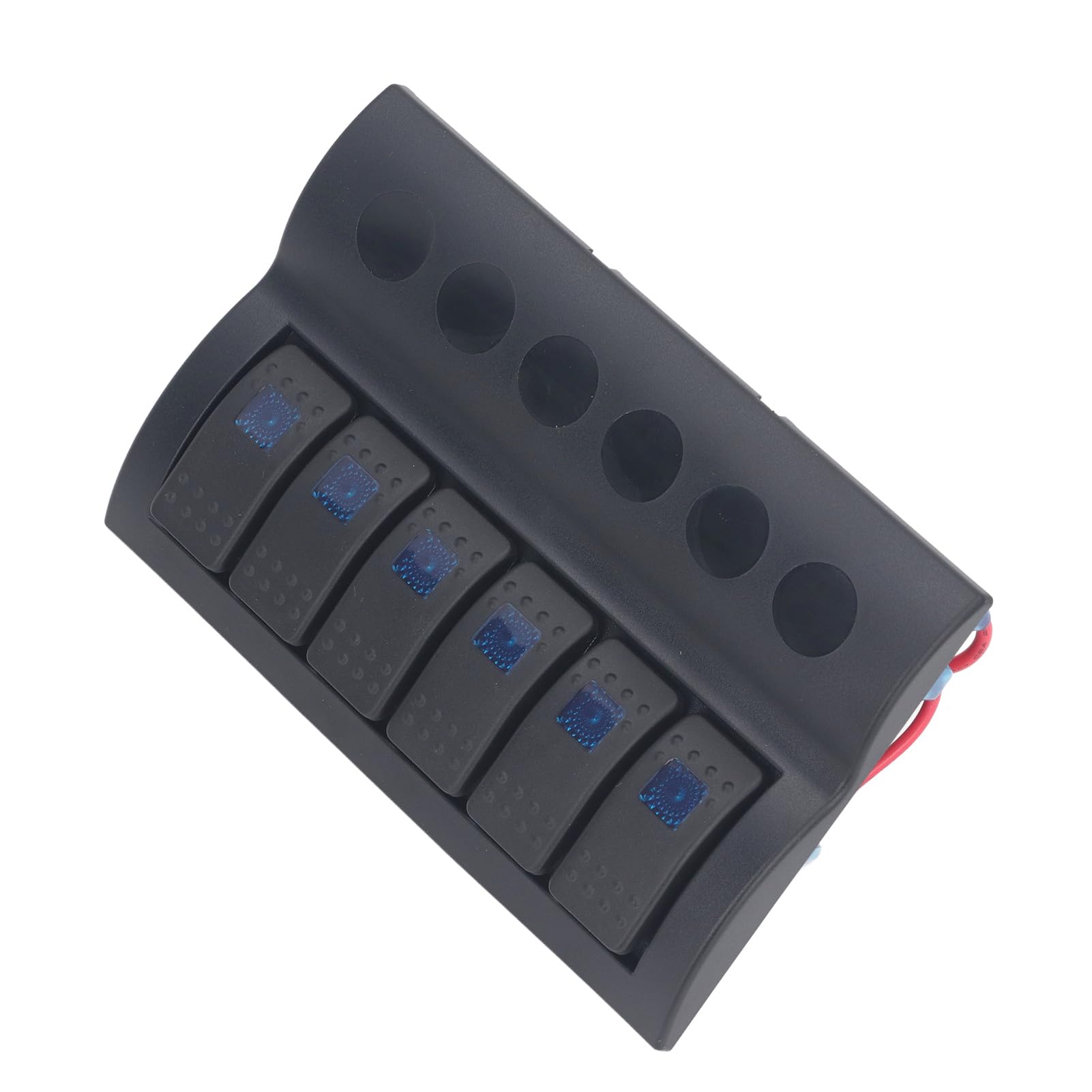 Pannello Interruttori Elettrici DC12V 24V Pannello Interruttori a Bilanciere per Barche Marine a 6 Gruppi con Protezione da Sovraccarico