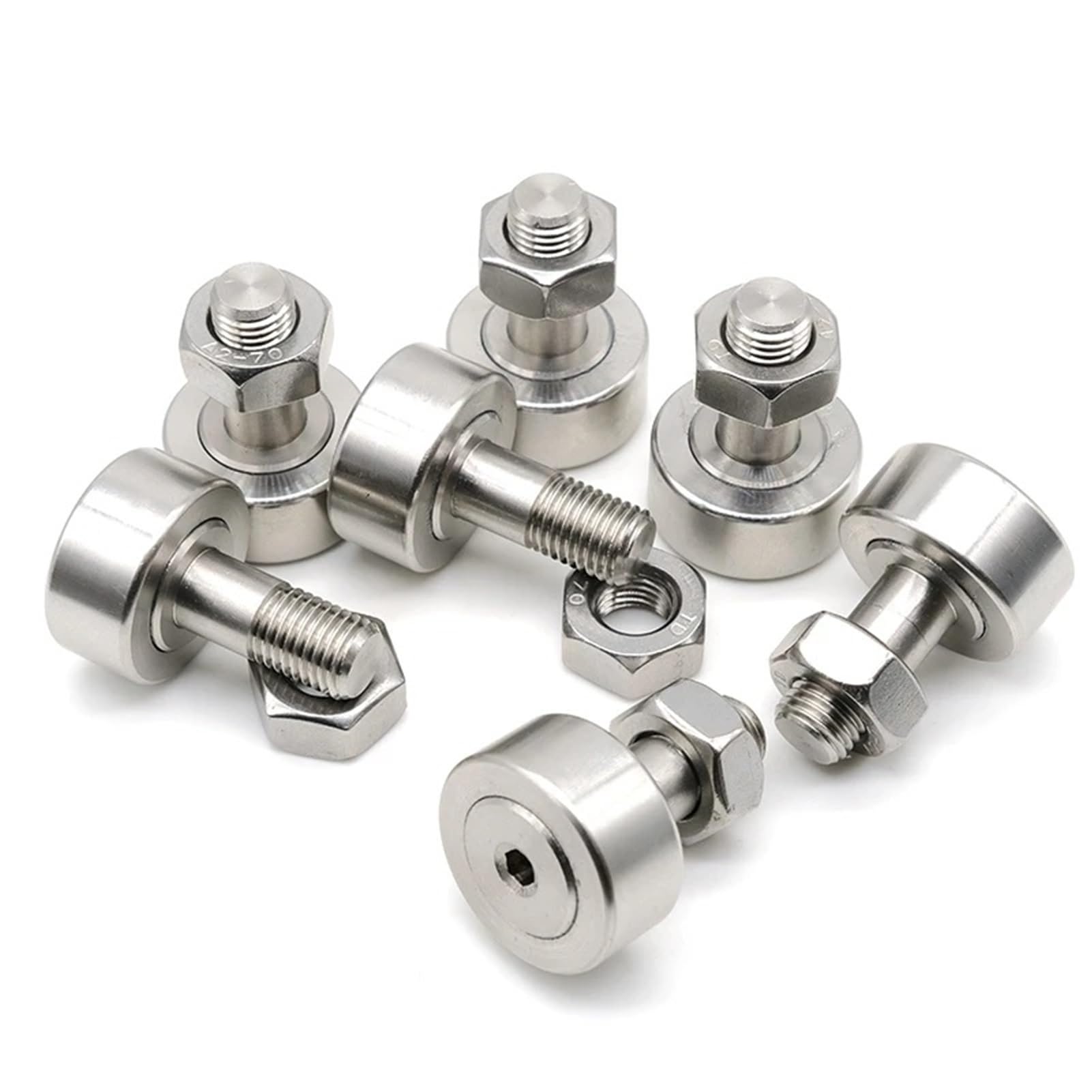 Cuscinetti a sfere a gola profonda 10Pc CFS6V Cuscinetto a rulli di scorrimento Cuscinetto a rulli di scorrimento M6X12X21,5 mm Cuscinetto a rulli ad aghi con bullone