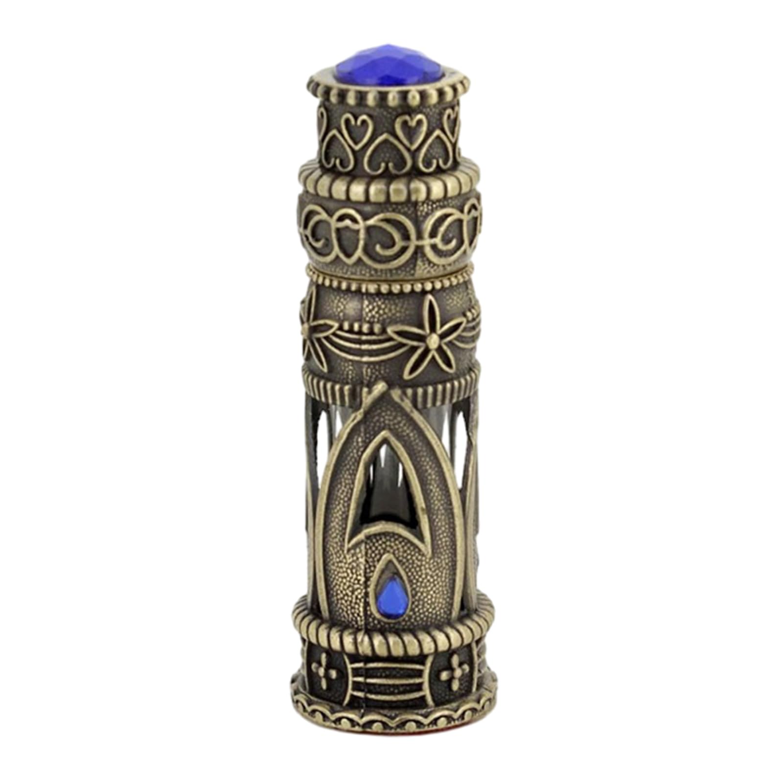 SHINLHUA Delicate and Compact Empty Essential Oil Bottle Vintage Glass Dispenser for Traveling Elegant