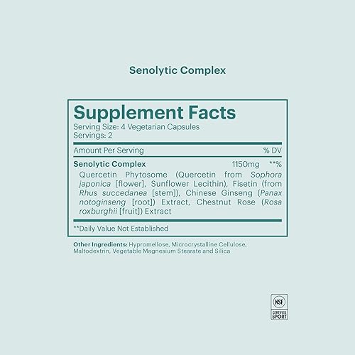 Miniatura 5 de ELYSIUM Format Suplemento de apoyo inmunológico – Suplemento de vitamina C, apoyo inmunológico, defensa inmunológica, complejo senolítico