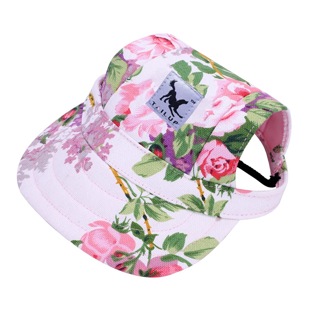 Dog Hats Baseball Cap for Small Medium Dogs Puppy Adjustable Dog Outdoor Sport Sun Protection Visor Sunbonnet Outfit with Ear Holes for Chihuahua Schnauzer Teddy Poodle (XL-Head 40CM,Ear 20CM)