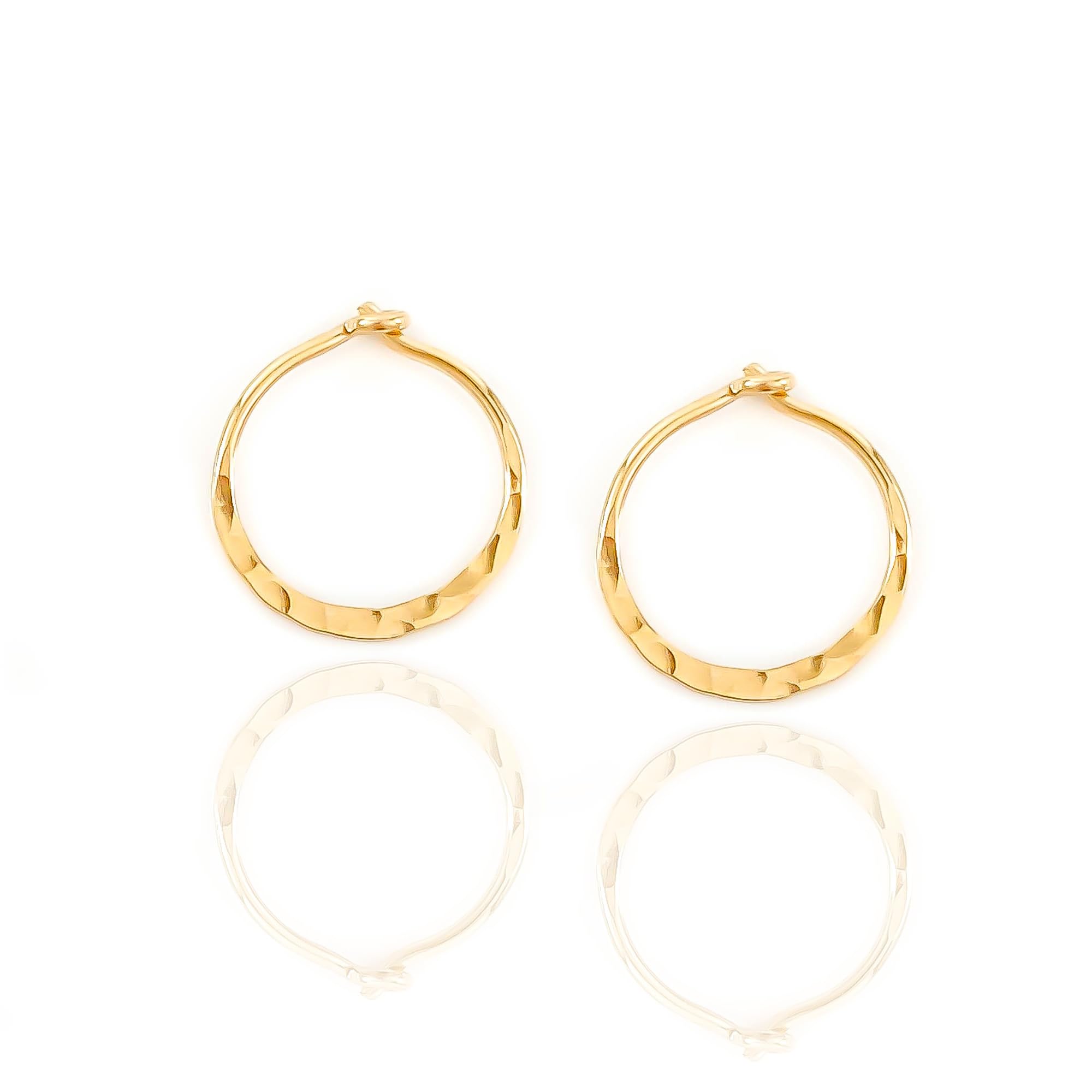 Rose Gold Hoop Earrings