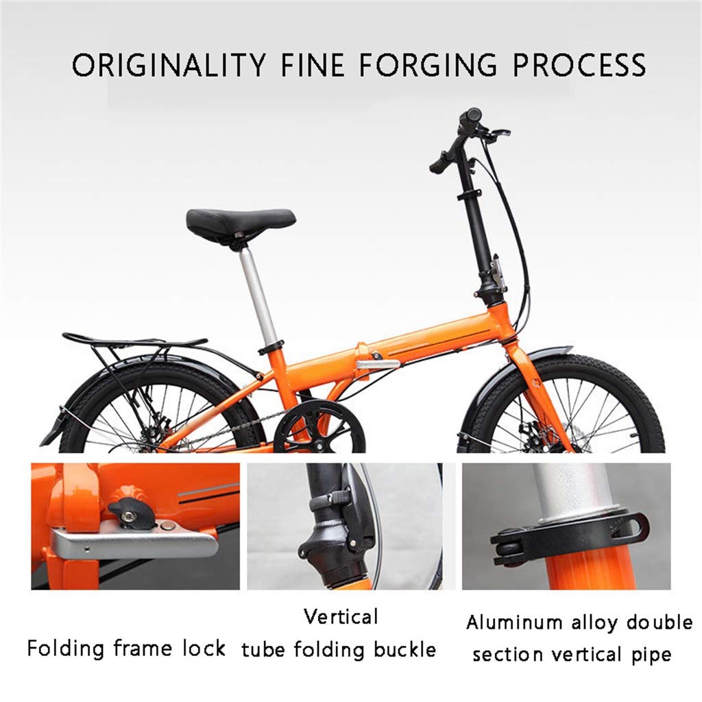 Amazon | 20インチ折りたたみ自転車、MTBバイク、アウトロード用7段