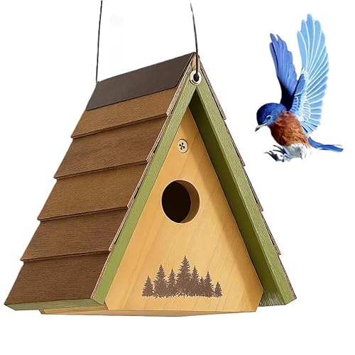 A Frame Wren House - Handcrafted Cedar Wood Bird House