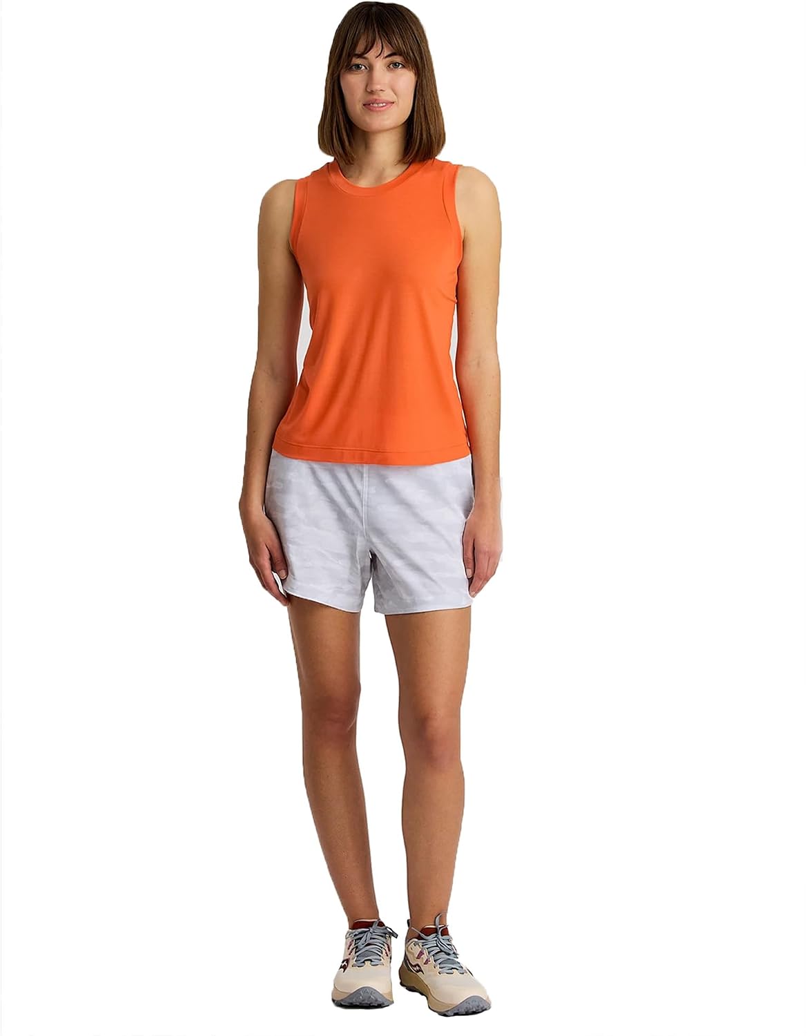 Free Fly Women's Lined Active Breeze Short - Odor Control, Sun Protection UPF 50+ Womens Exercise Shorts - 5" Inseam