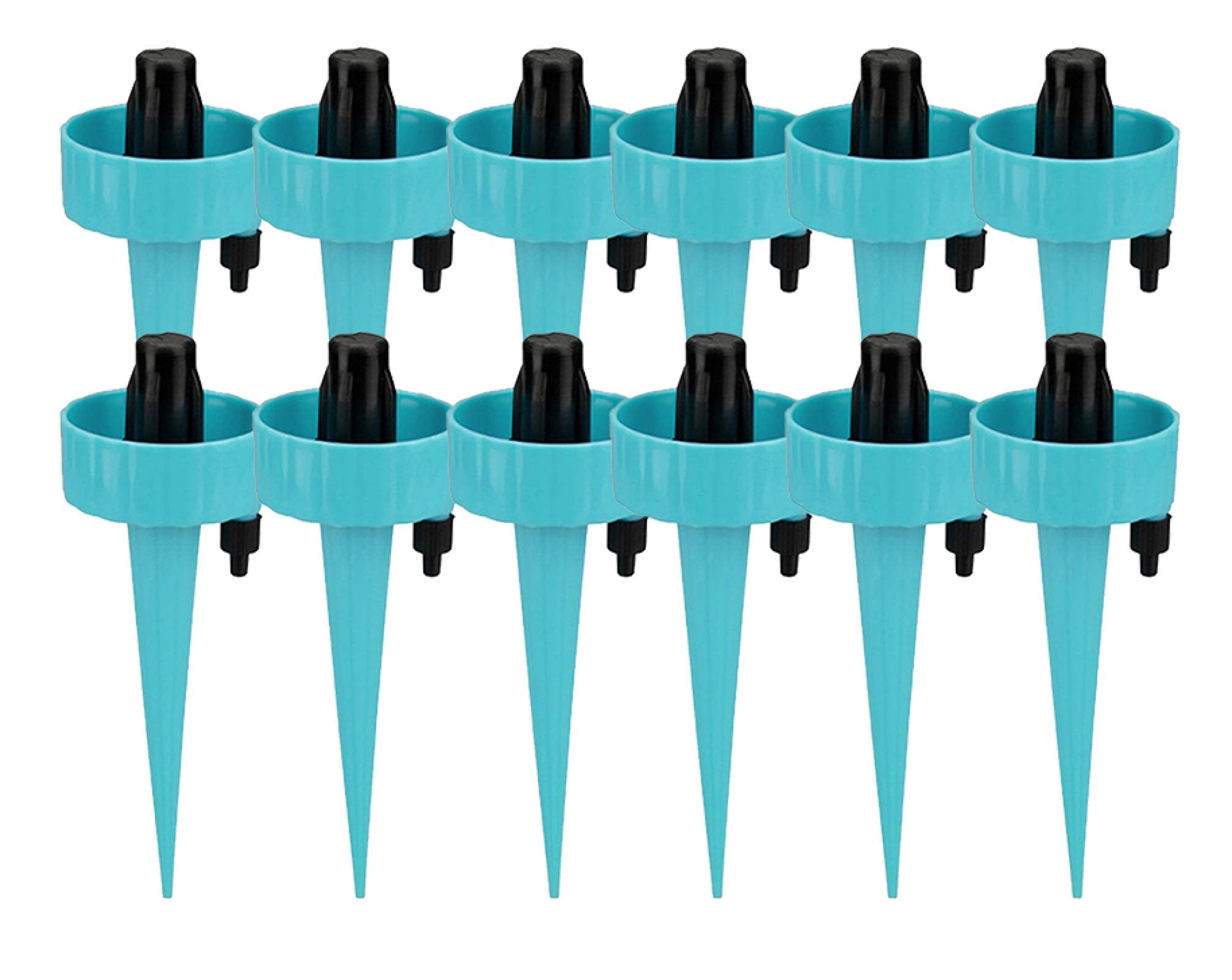 Sistema de riego por goteo ajustable para flores y plantas de riego automático dispositivo de riego riego jardín sistema de riego invernadero 12 unids