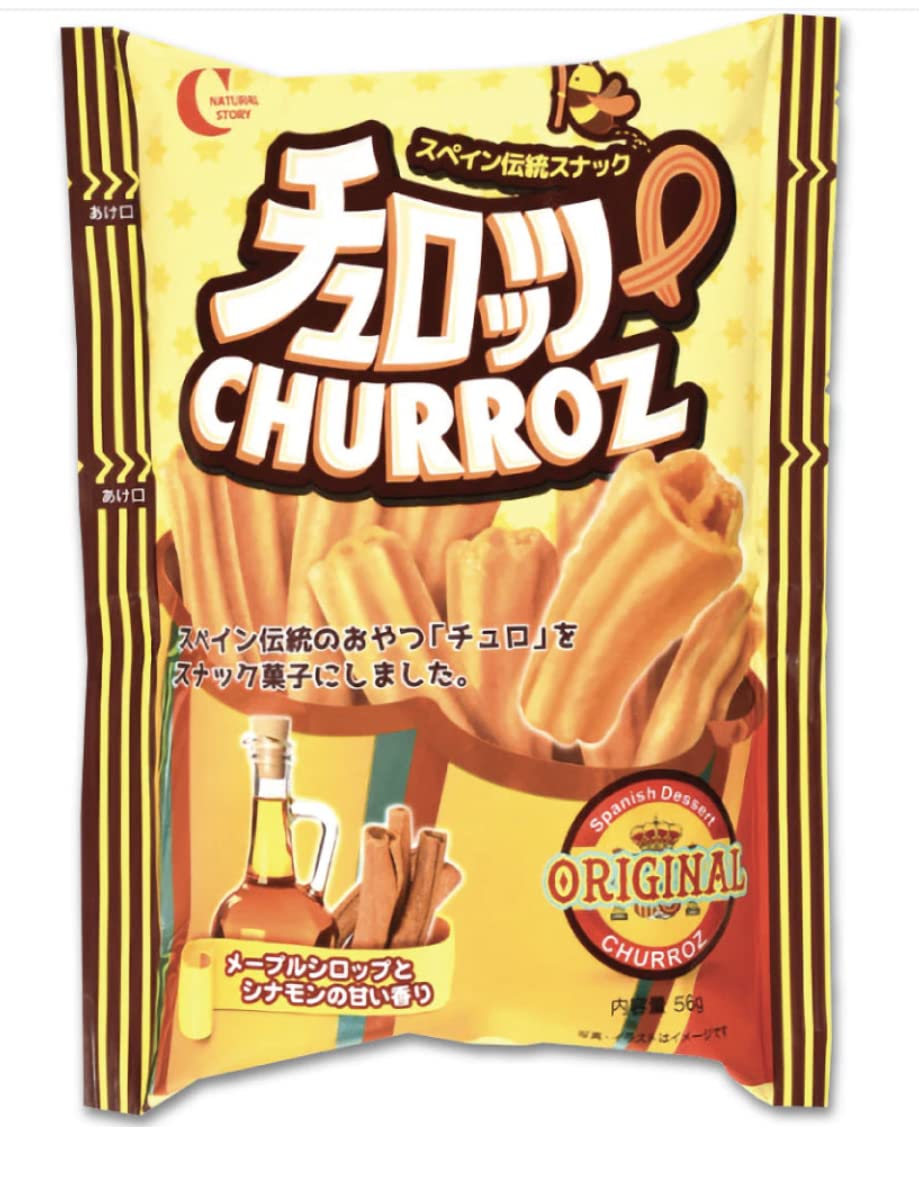 Amazon.co.jp: CROWN チュロッツ オリジナル 56gX8袋 & シナモン