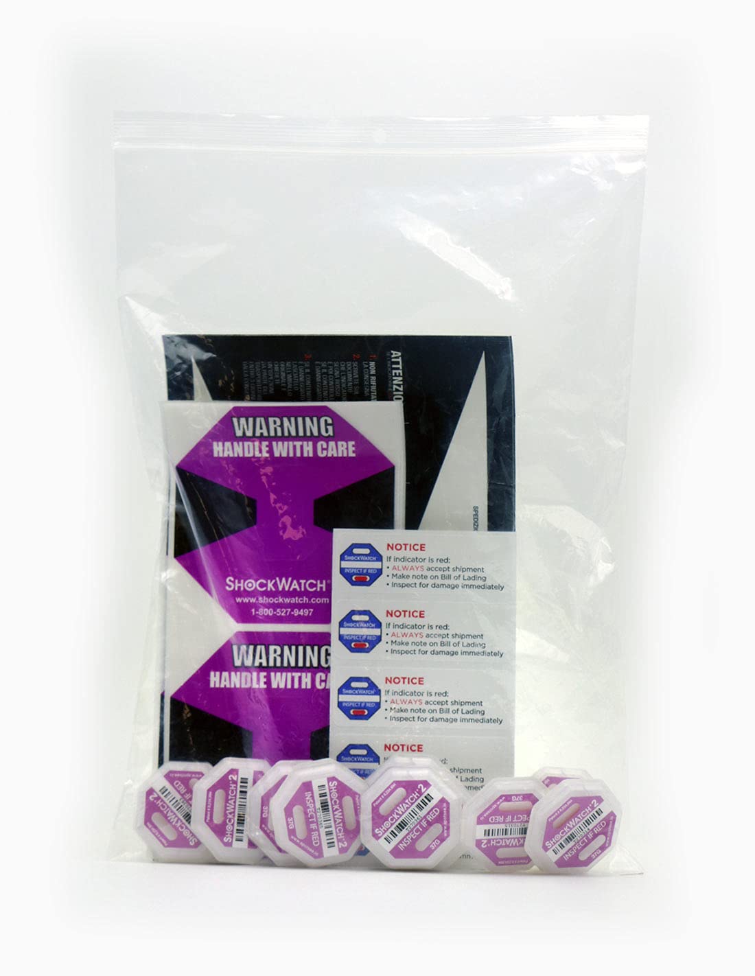 Indicatore di Impatto Shockwatch 2 · 37G (Purple) - Pack 10 pz